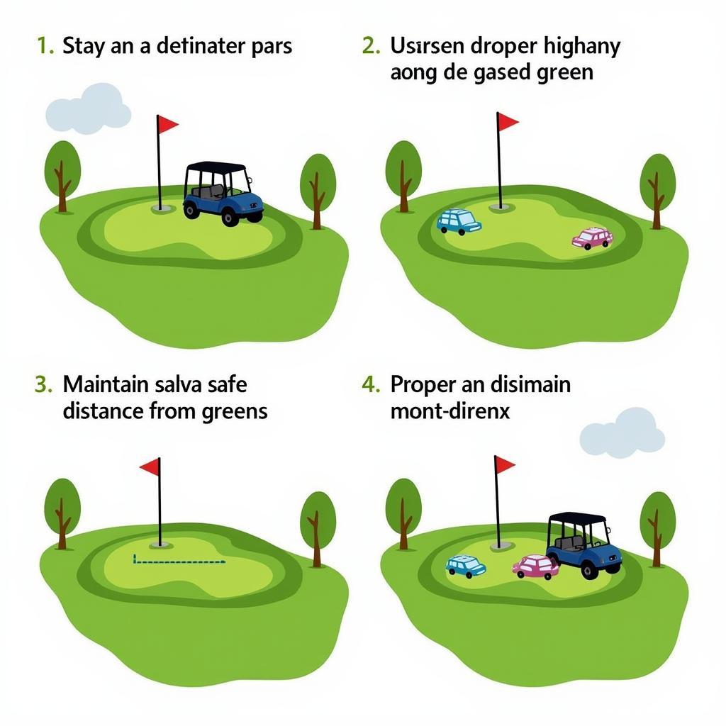 Proper Etiquette for Using Handicap Golf Cart Flags