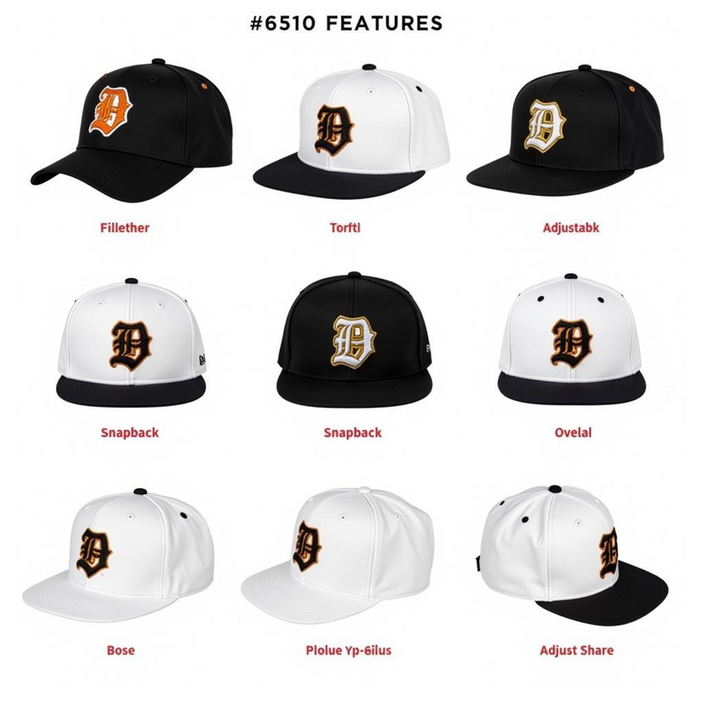 Different Styles of Hanshin Tigers Baseball Caps