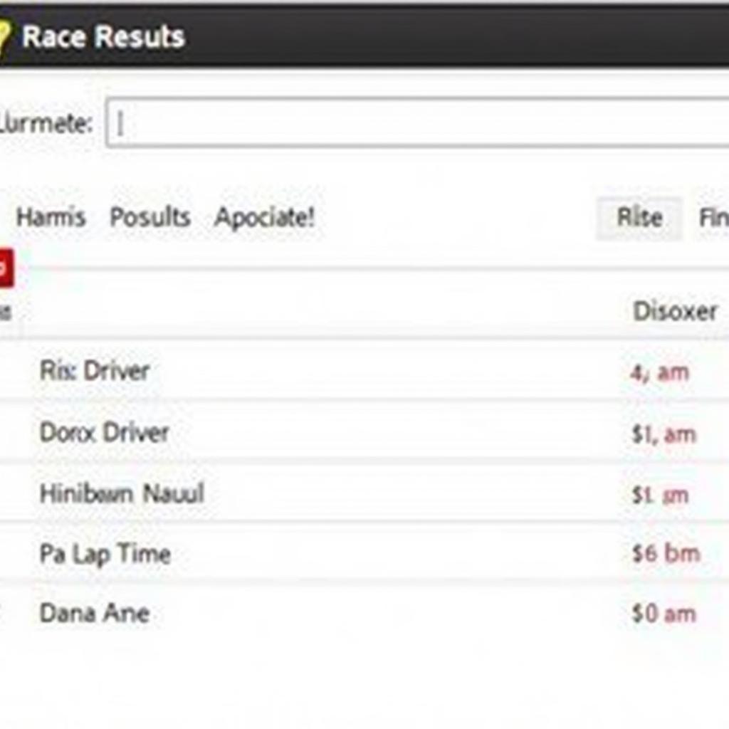 Harris Speedway Race Results Website