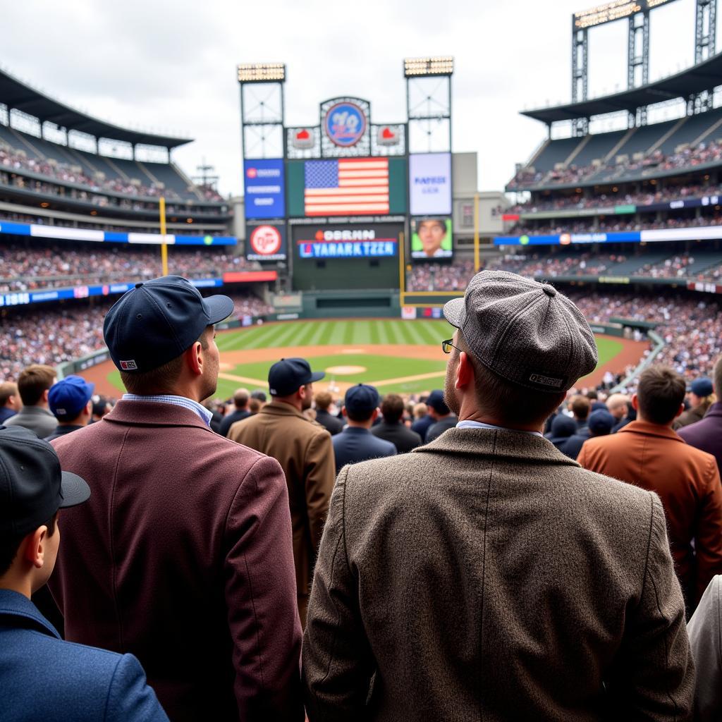 Harris Tweed at Yankee Stadium