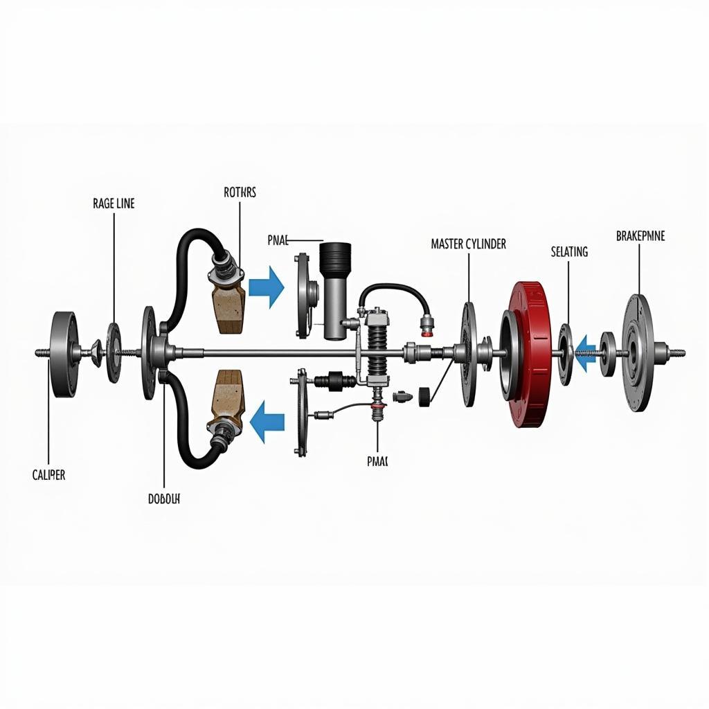 Harrison Brakes Components Diagram