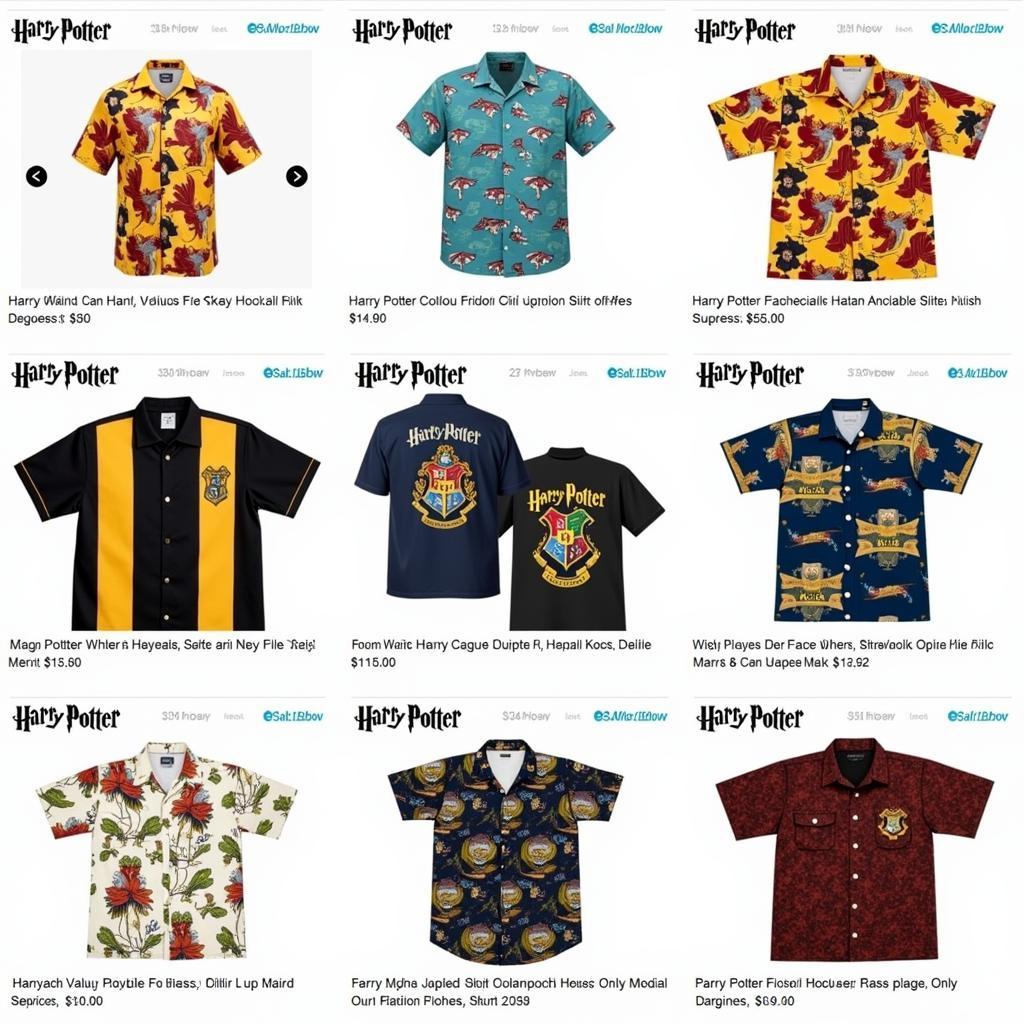 Online Retailers Selling Harry Potter Hawaiian Shirts