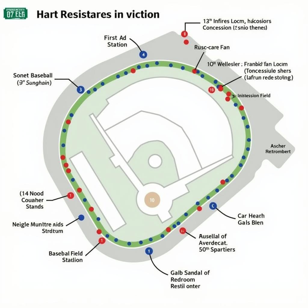 Hart Baseball Field Map Amenities 