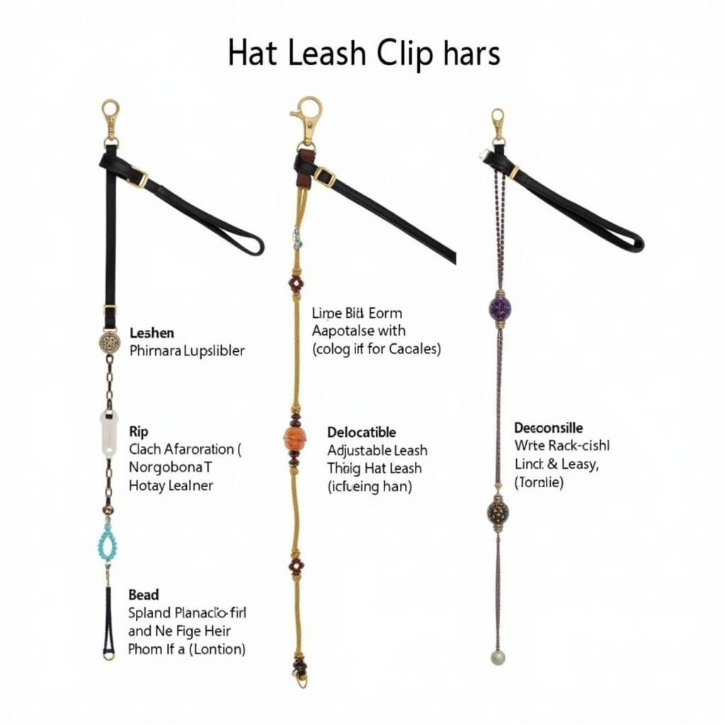 Different Types of Hat Leashes