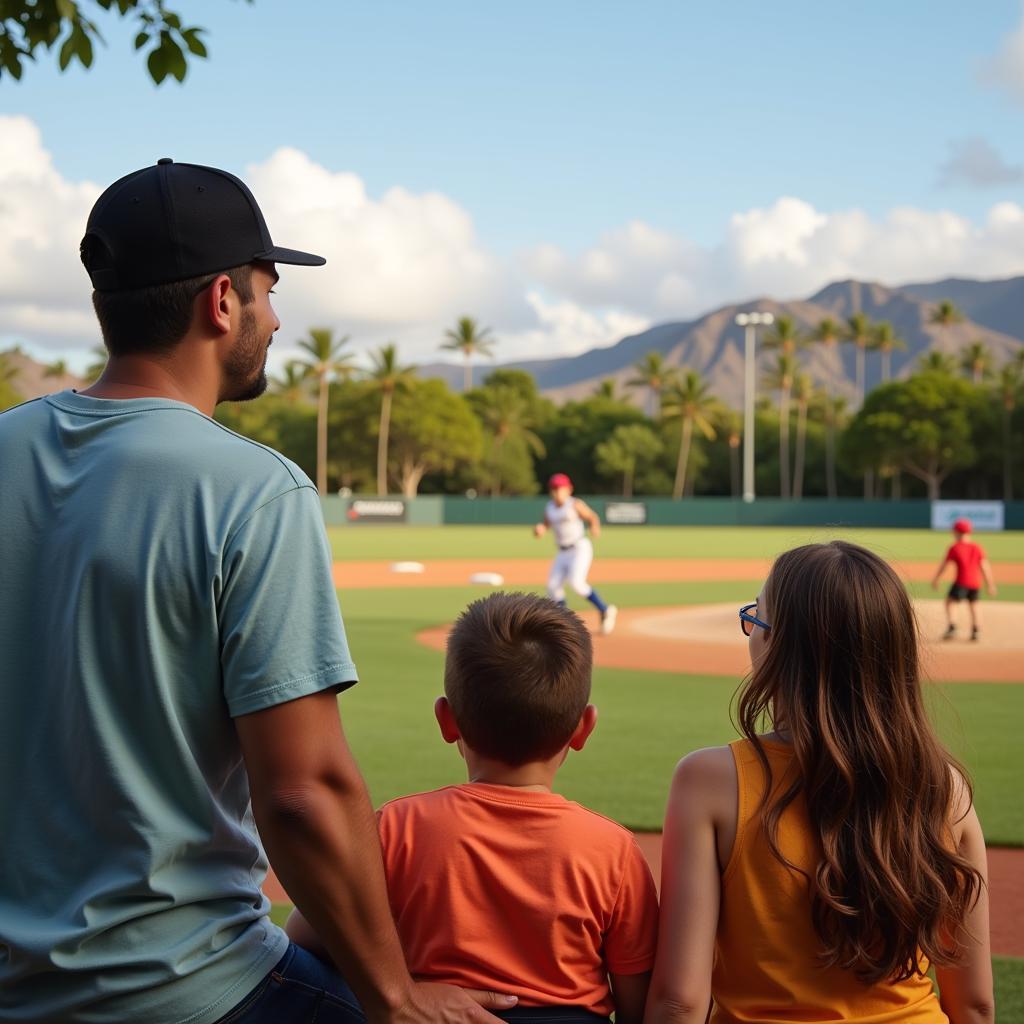 Family Trip to a Baseball Tournament in Hawaii