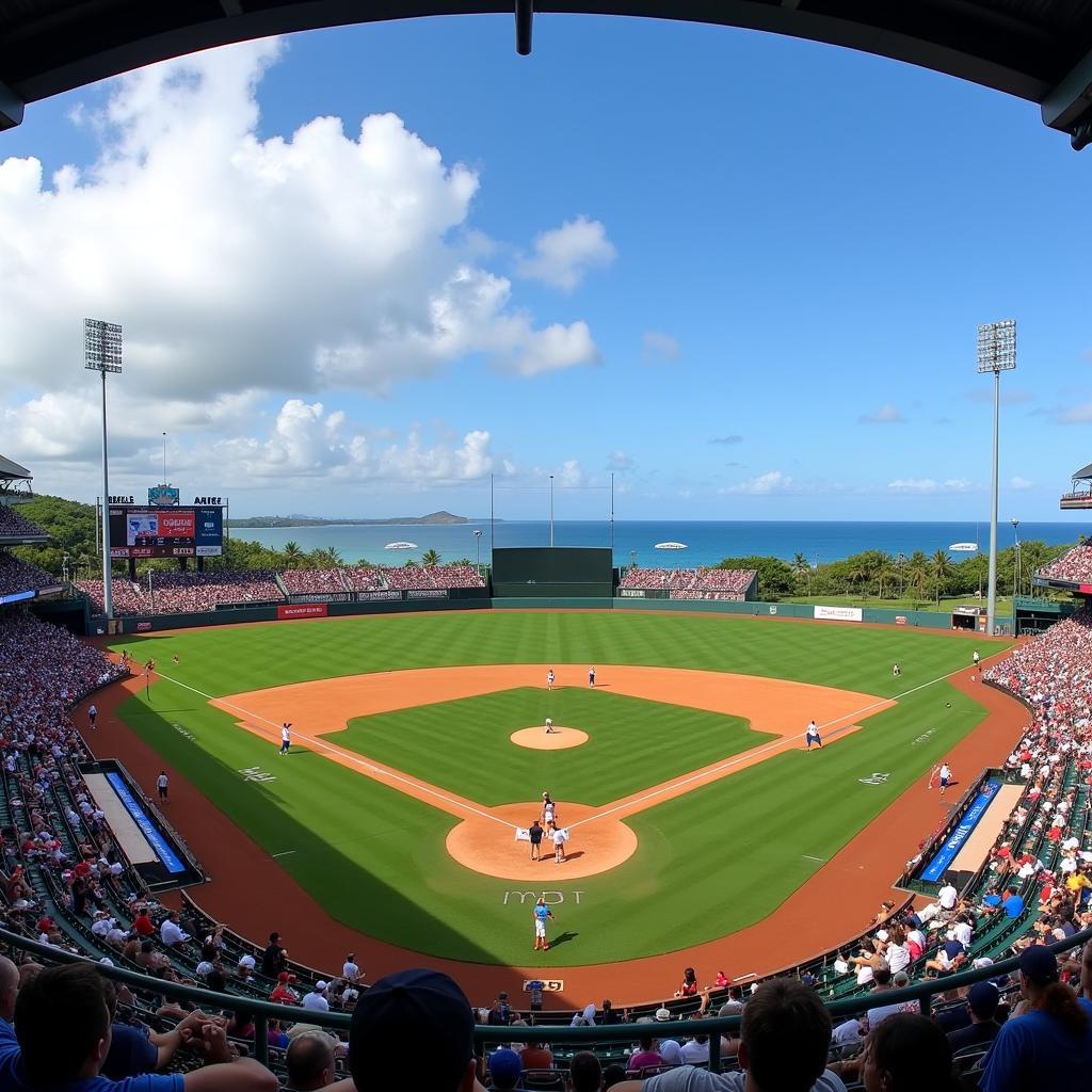 Baseball with an Ocean View in Hawaii