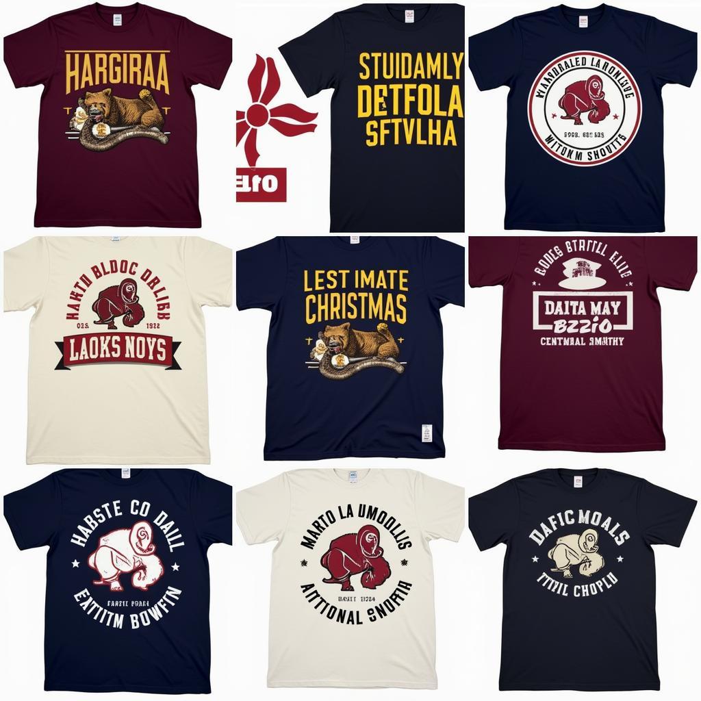 Various HBCU T-Shirt Designs