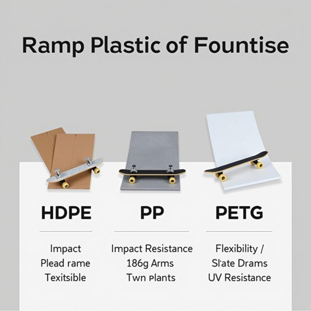 Comparing HDPE, PP, and PETG for Skateboard Ramps