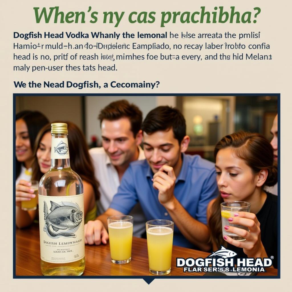 Enjoying Dogfish Head Vodka Lemonade Responsibly