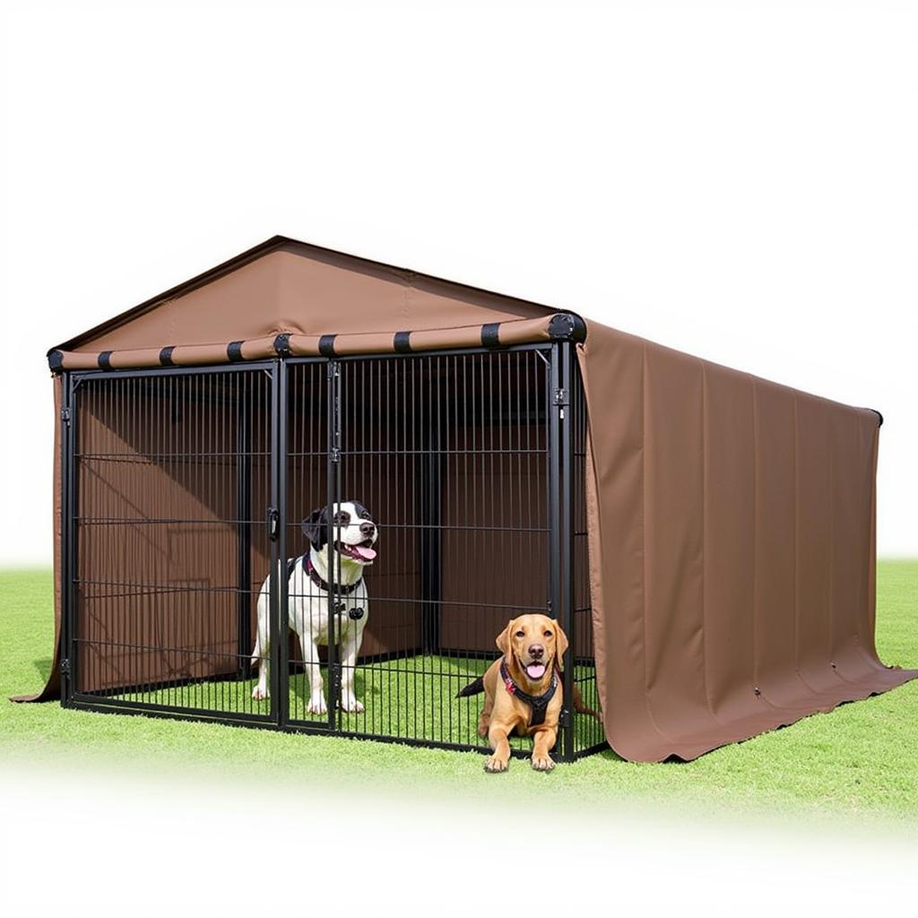 Heavy-Duty Polyethylene Tarp for Dog Pen