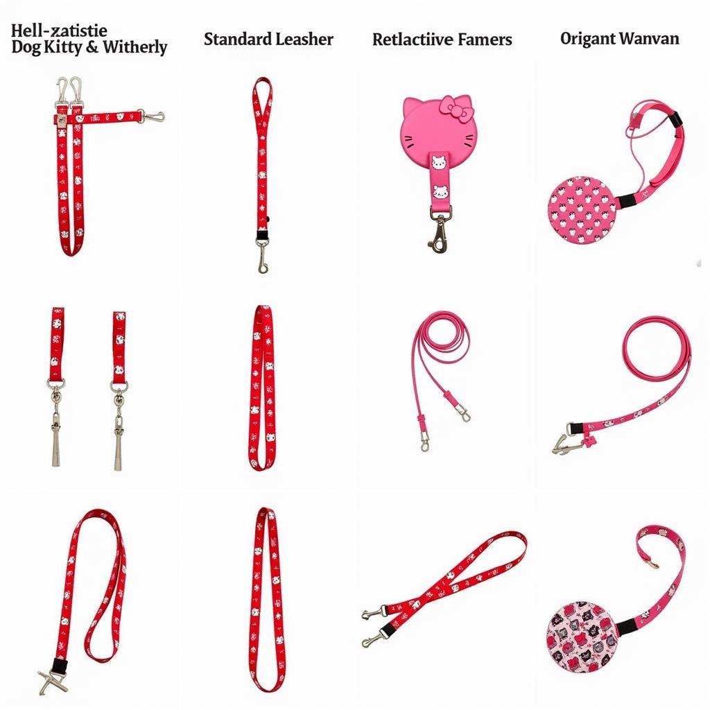 Different Types of Hello Kitty Dog Leashes