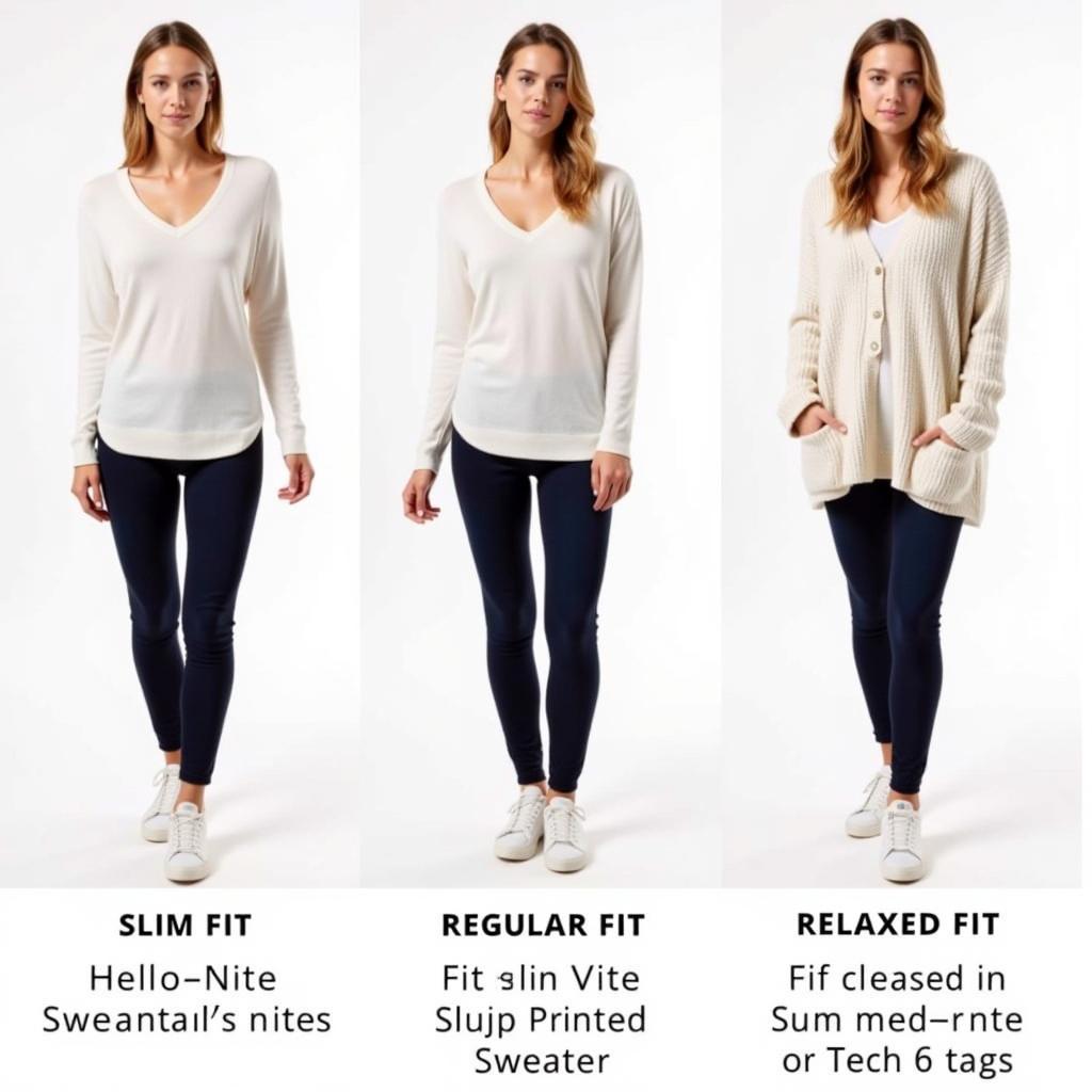 Hello Nite Sweater Fits: Slim, Regular, and Relaxed