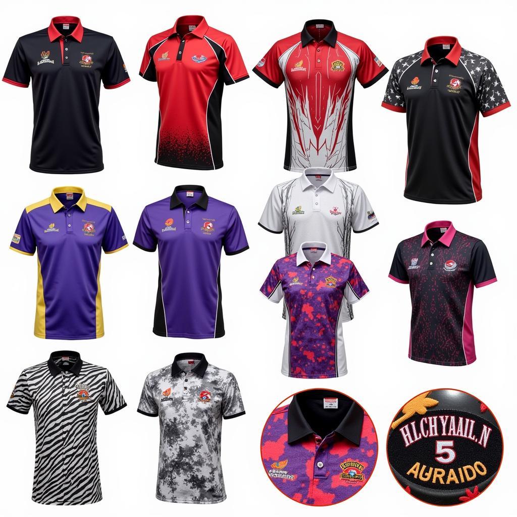 High 5 Bowling Jerseys: Various Styles and Designs