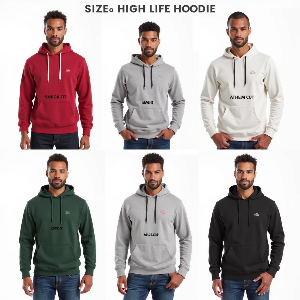 High Life Hoodie: Different Fits and Sizes