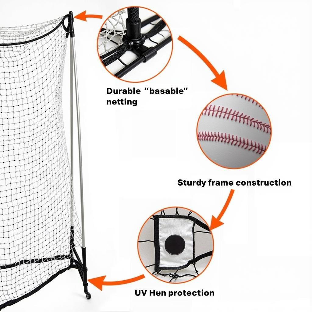 Features of a durable and effective cheap baseball net