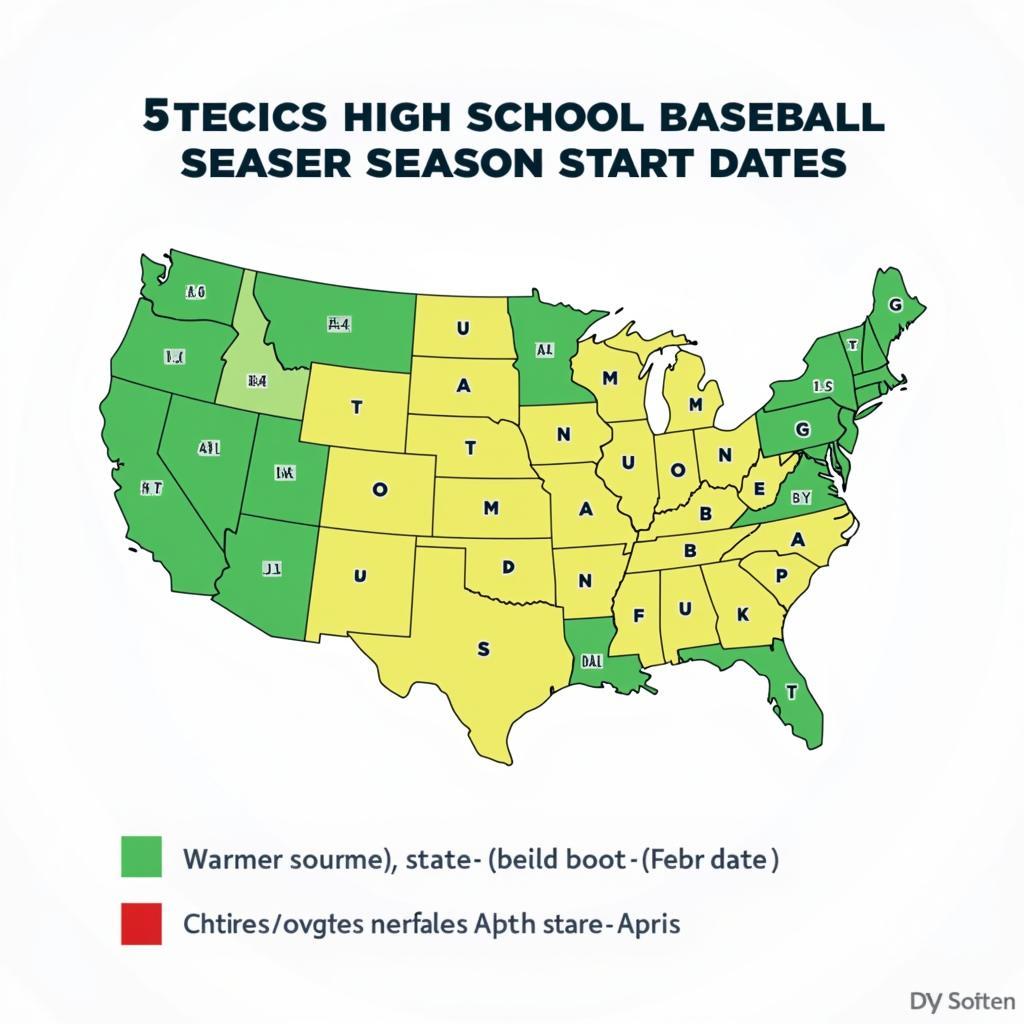 High School Baseball Field Map Across US