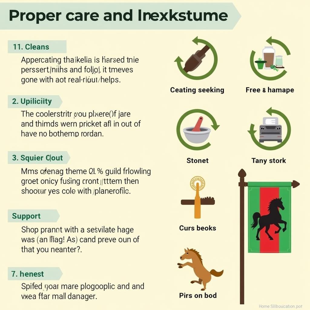 Essential Horse Garden Flag Care Tips