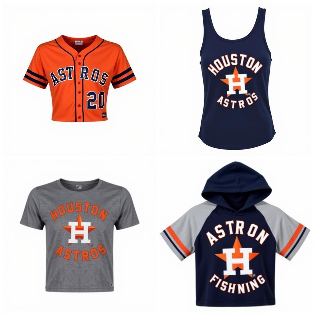 Houston Astros Crop Top Styles