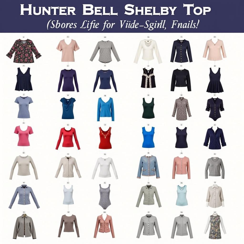 Hunter Bell Shelby Top Different Colors and Styles