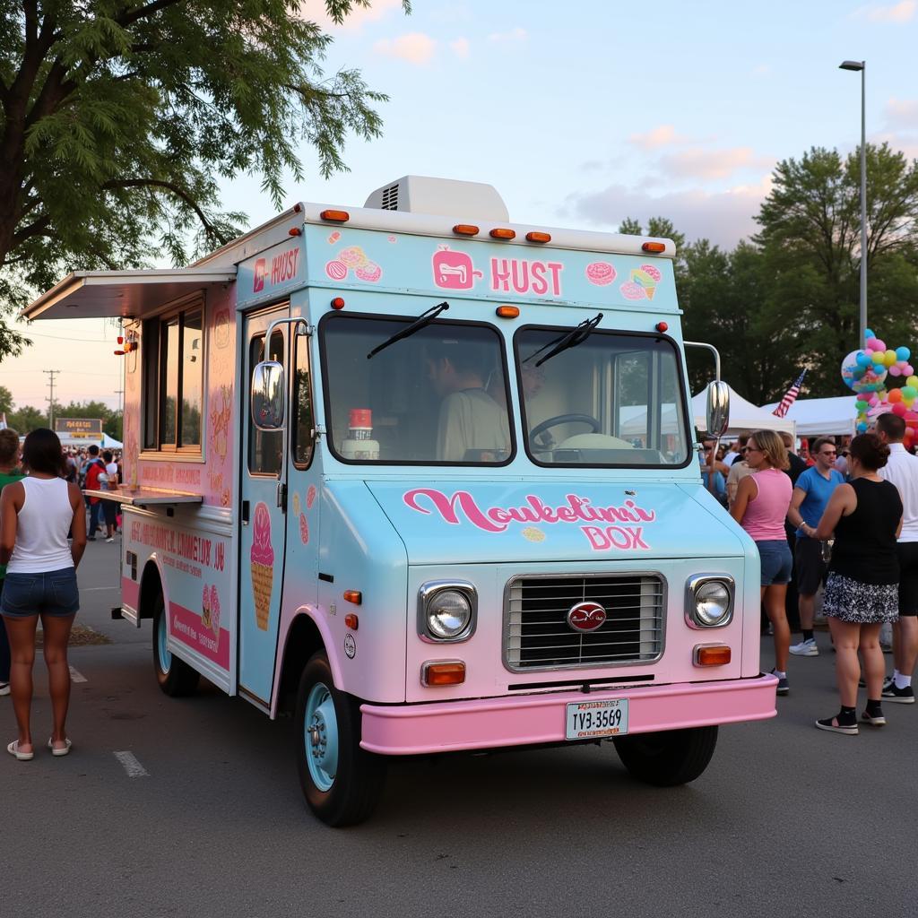 Ice Cream Truck at a Local Event