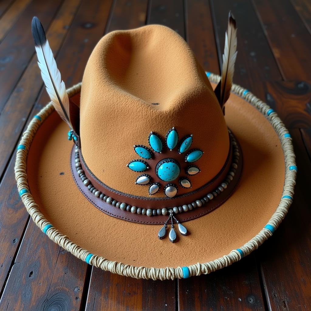 Materials Used in Creating Indian Cowboy Hats