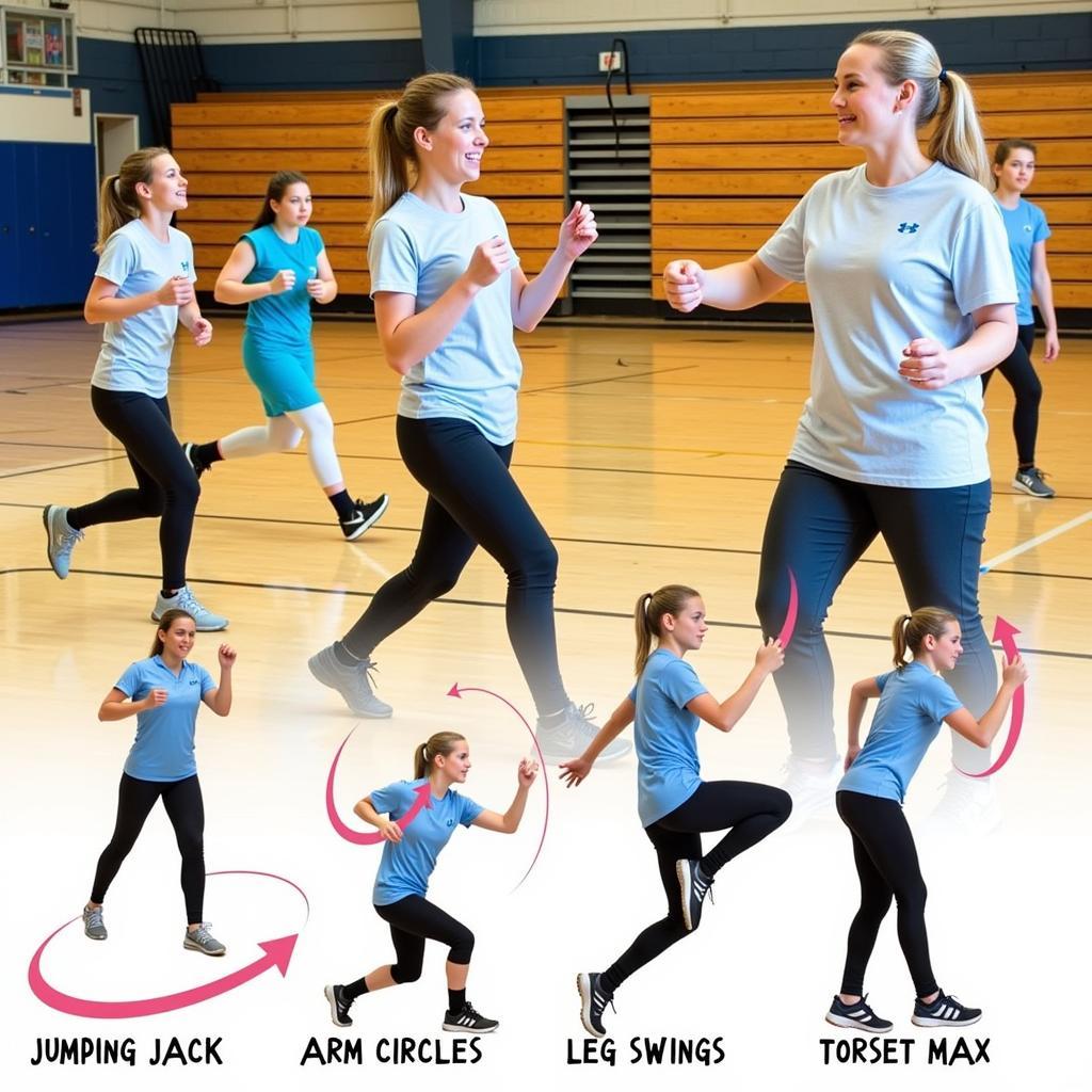 Indoor Softball Warm-up Drills