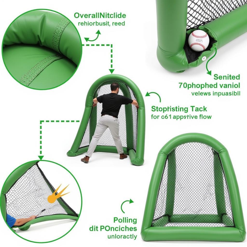 Inflatable Baseball Backstop Safety Features