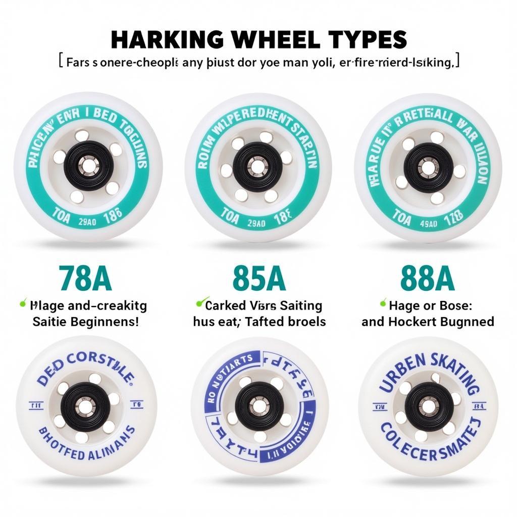 Different Wheel Types for Green Inline Skates