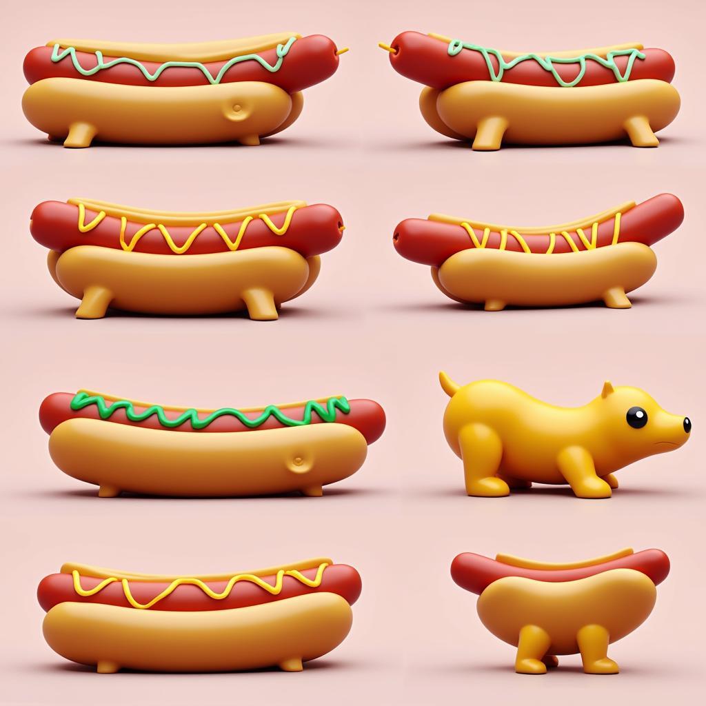 Innovative Plastic Hot Dog Toy Designs