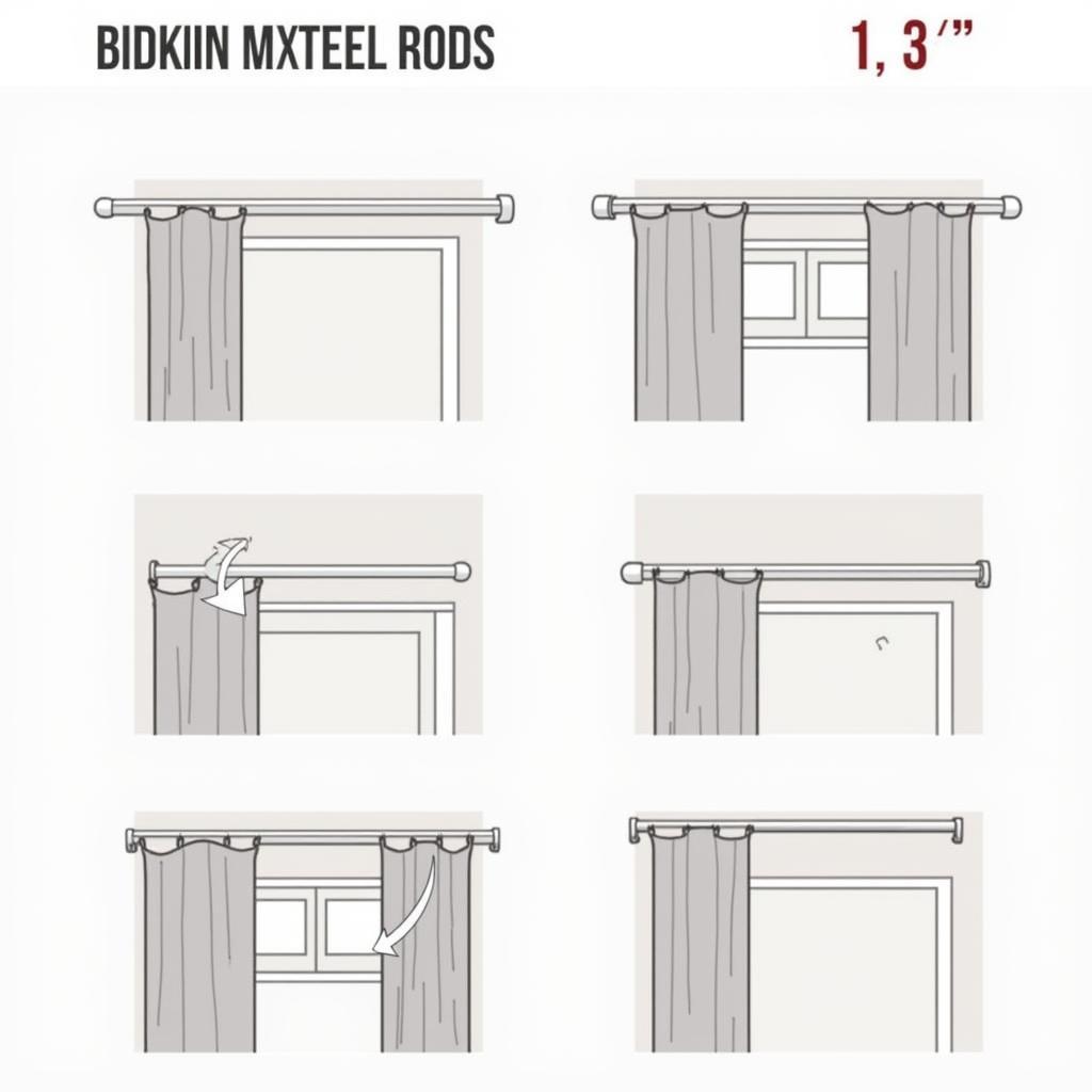 Installing a 1 3 8 Curtain Rod Step by Step