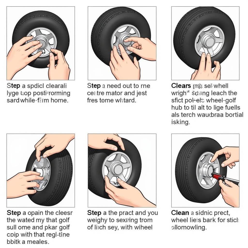 Installing Golf Cart Wheel Center Caps Step-by-Step