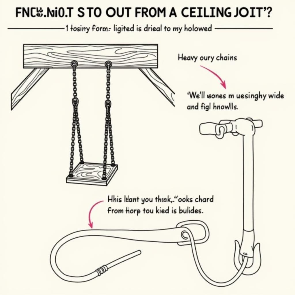 Installing a Swing Chair from a Ceiling Joist