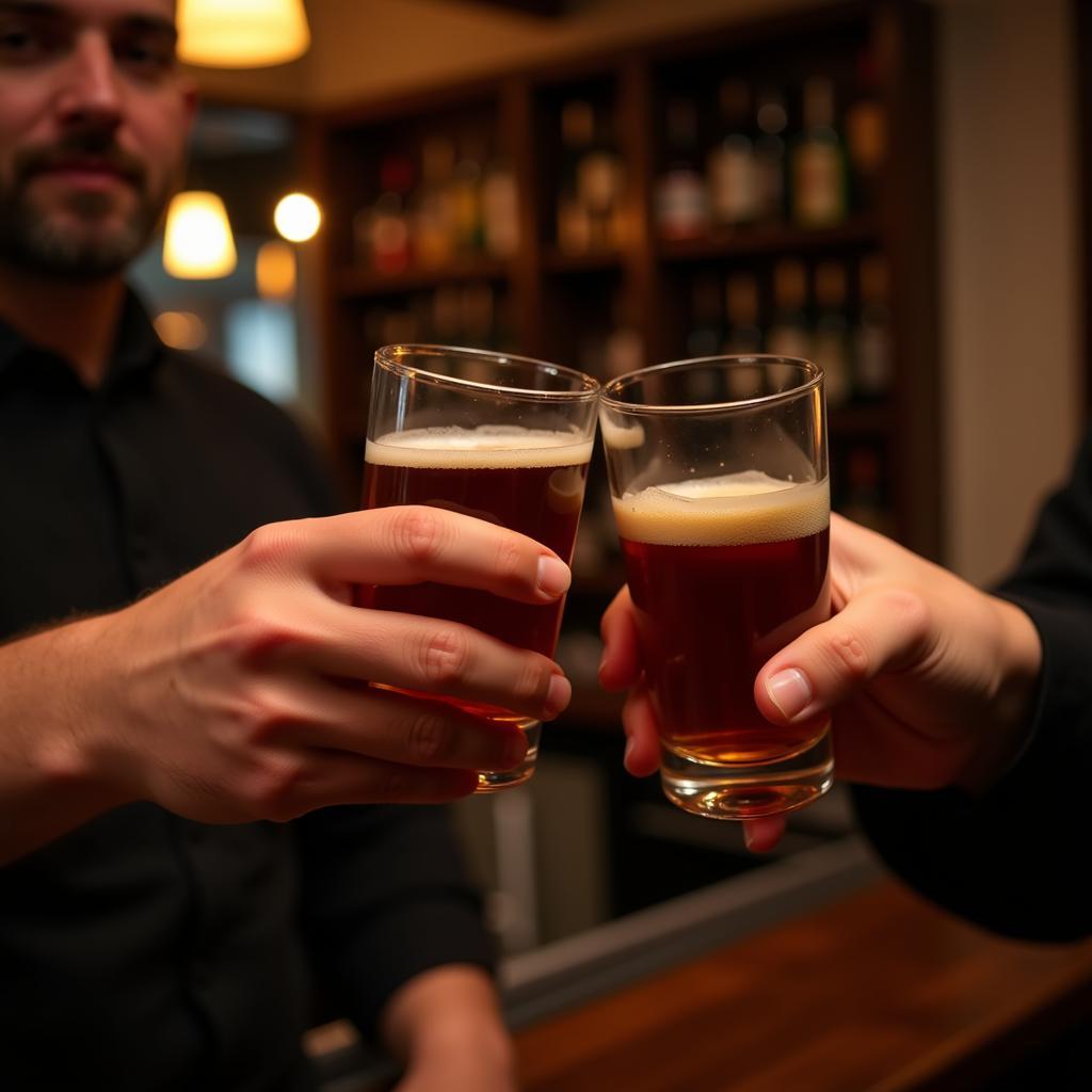 Cheers with Insulated Shot Glasses