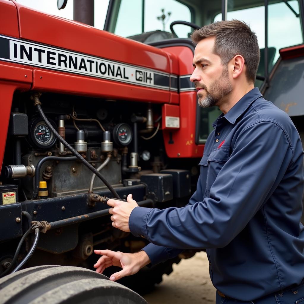 Pre-purchase Inspection of an International 244 Tractor