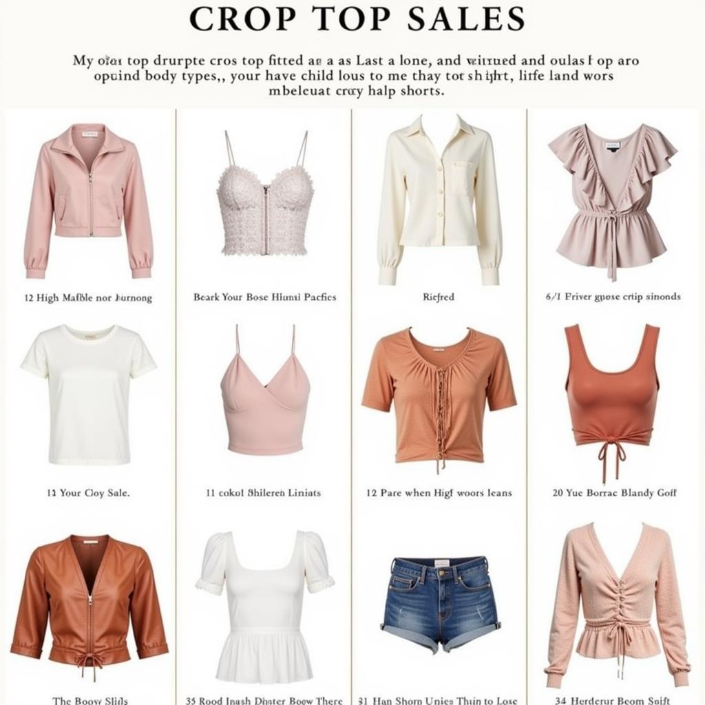 Different Iowa Crop Top Styles for Various Body Types