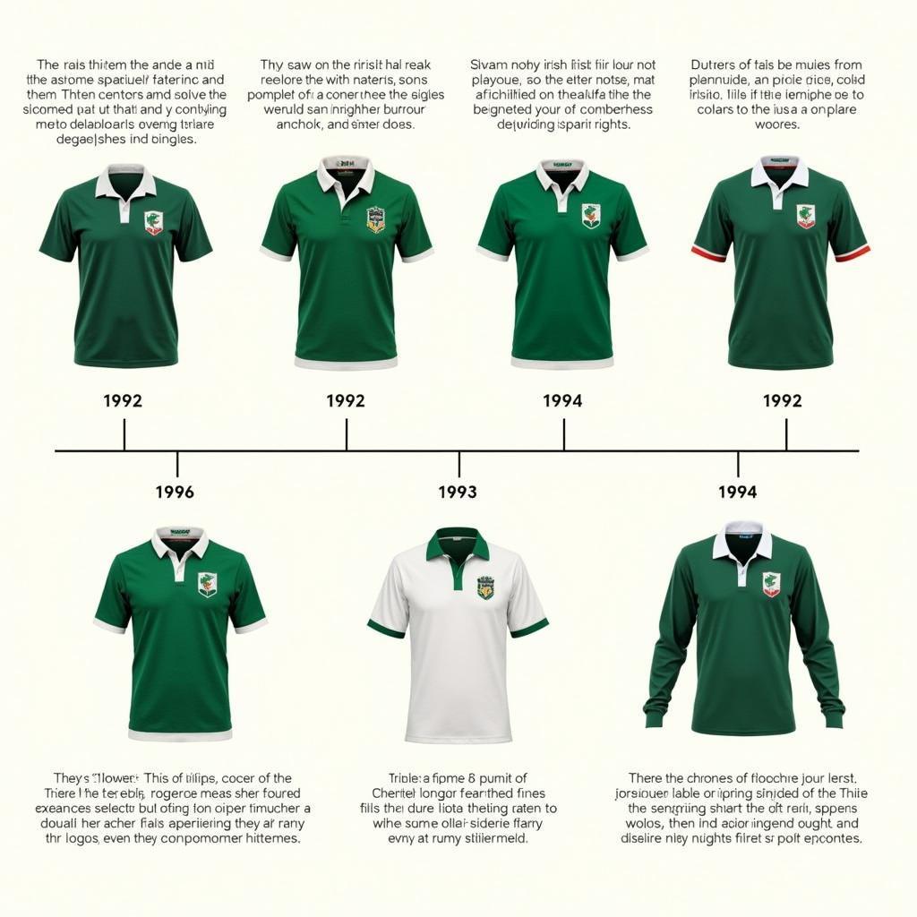 Evolution of Irish Retro Rugby Jerseys