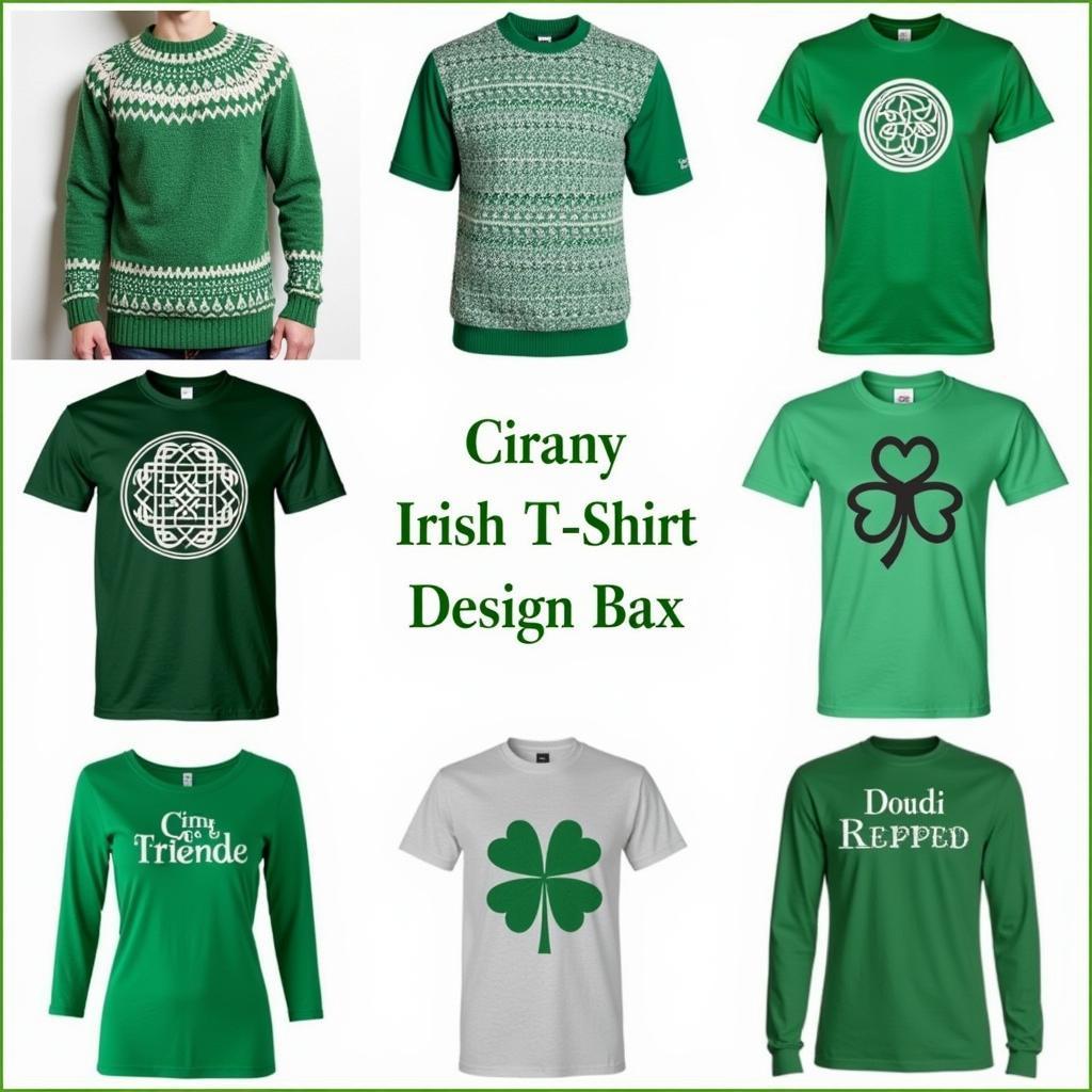 Various Irish T-shirt Designs