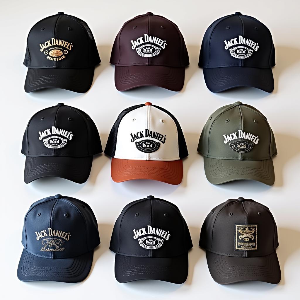 Collection of Jack Daniels Baseball Caps