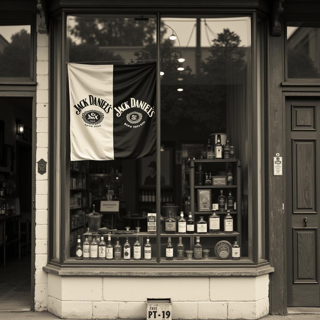 Jack Daniel's Flag in Early Advertising