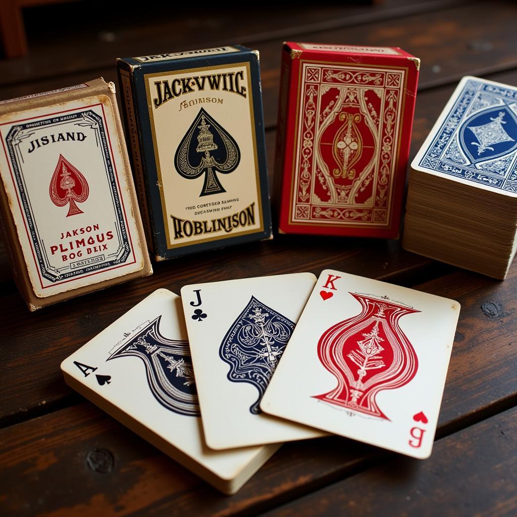 Rare Jackson Robinson Playing Cards