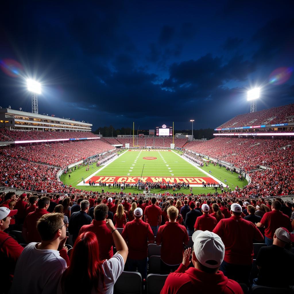 Game Day Crowd at Jake Owen Field