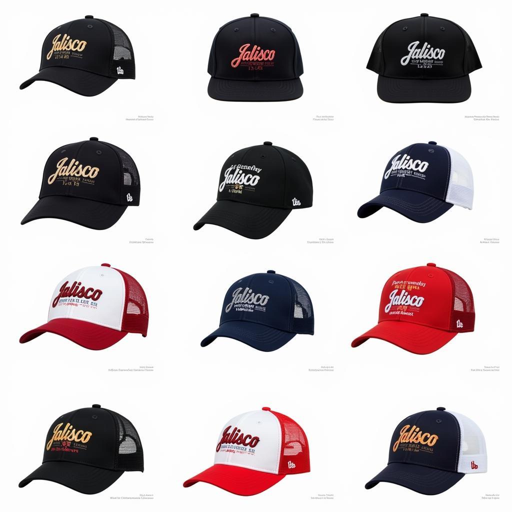 Different Styles of Jalisco Baseball Hats