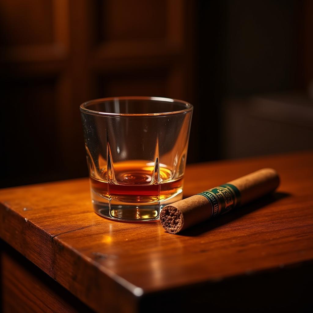 Jameson 12 Whiskey Paired with a Cigar