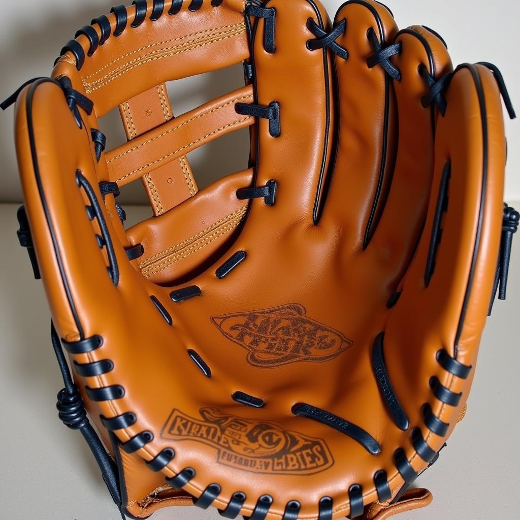 Close-up of a Japanese Catcher's Glove