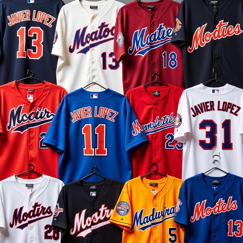 A Stunning Collection of Javier Lopez Jerseys