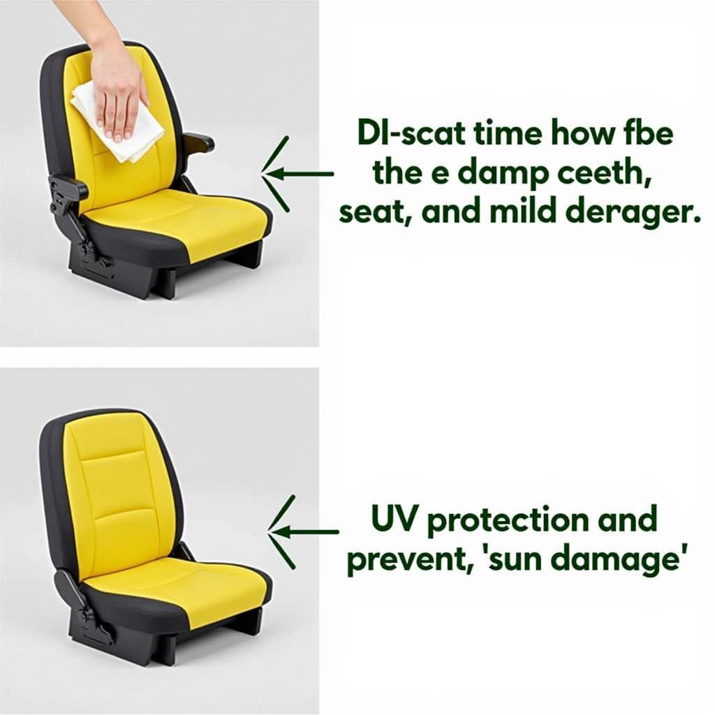 Maintaining Your JD 318 Seat - Cleaning and Care