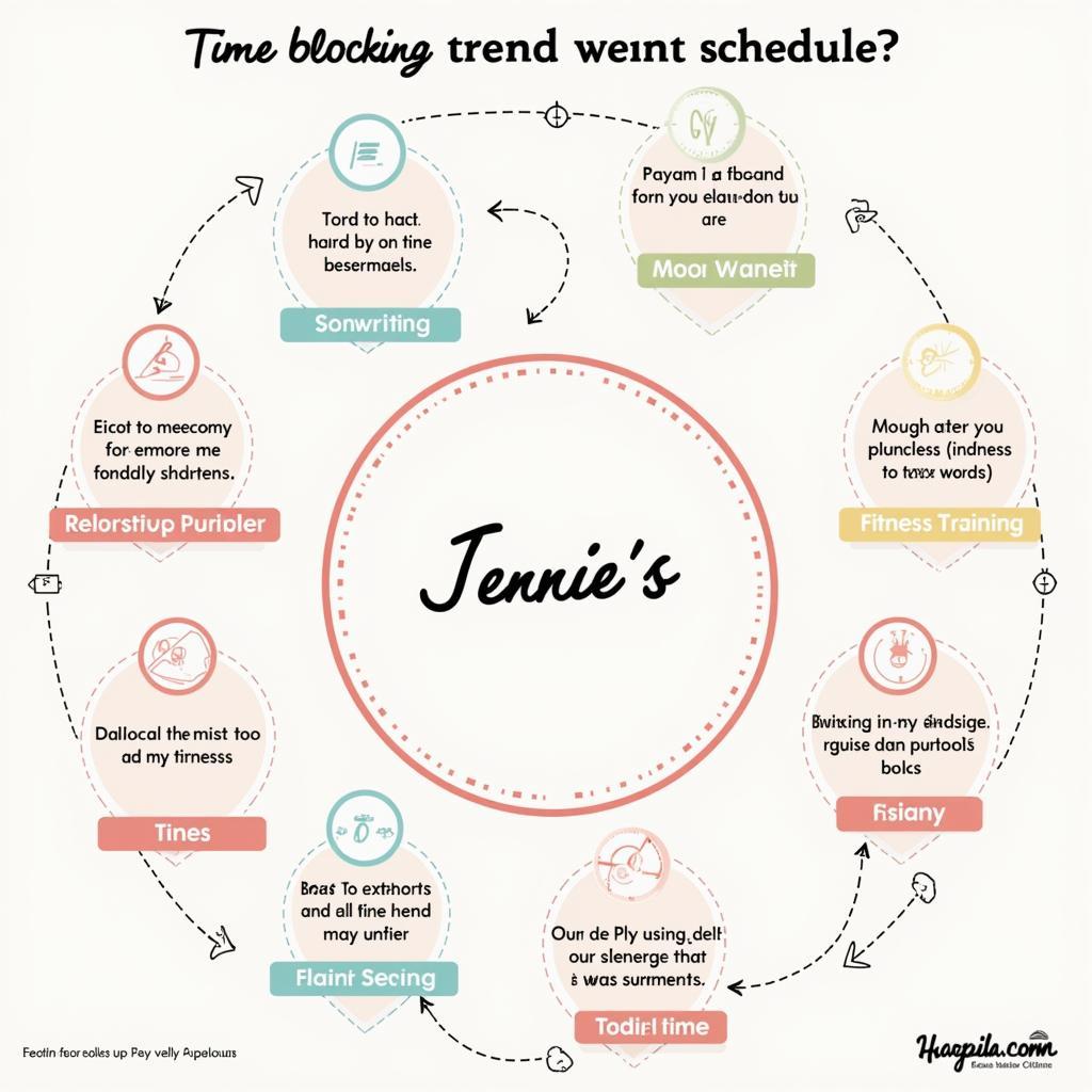 Jennie's Schedule and Time Blocking