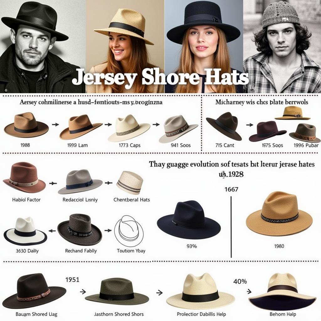 Evolution of Jersey Shore Hats