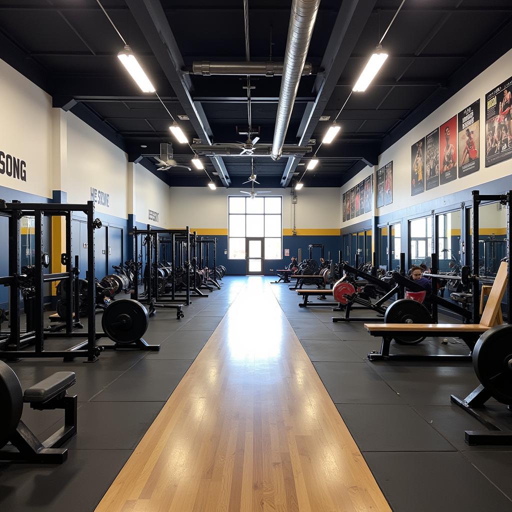 Jesuit Dallas Weight Room Interior