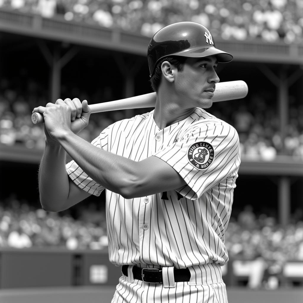 Joe Pepitone in his New York Yankees jersey